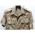 **Border War : 1980s S.A.P 2nd Pattern Camouflage S/Sleeve Shirt (LARGE).**