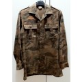 **Border War : 1980s S.A. Railway Police National Task Force Camouflage L/S Shirt w/ Para Wings **