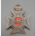 **WW2 Rhodesia Regiment Officer`s Large Cap Badge w/ Slide.**