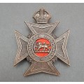 **WW2 Rhodesia Regiment Officer`s Large Cap Badge w/ Slide.**