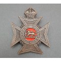 **WW2 Rhodesia Regiment Officer`s Large Cap Badge w/ Slide.**
