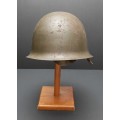 **Border War : 1960s SADF Green Steel Helmet w/ Liner (NO STRAP)**