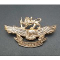 **Rhodesian Bush War: 1970s Rhodesian Air Force  Metal Cap Badge w/ Lugs  #1**