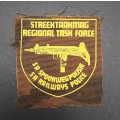 **Border War : 1980s S.A. Railway Police Camouflage Regional Task Force Insignia**