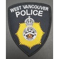 ** UNISSUED: West Vancouver Police Shoulder Flash x1 (Canada).**