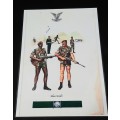 **Rhodesian Bush War: 1970s Selous Scouts Laminated Double-Sided Unit Poster (43cm x 30cm)#1**