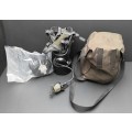 **1990s SANDF SM-90 Gas Mask w/ Webbing Bag & Add. Filter **