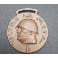 **RARE: 1937 Italian Fascist `Oltre La Meta` CCNN Blackshirt Medal.**