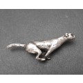 **STUNNING: .925 Silver Cheetah 1960s Figurine (31.82 gram).**