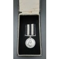 **Post-WW2 : Order of St.John Silverplated Medal w/ Presentation Case (Att. South African 1948).**