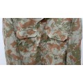 **Border War : 1980s S.A.P 2nd Pattern Camouflage Unissued L/Sleeve Shirt (MEDIUM).**