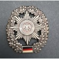 **1990s German: Bundeswehr Feldjäger Beret Badge (Pins).**