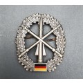 ** 1990s German: Bundeswehr Air Defence Beret Badge (Pins).**