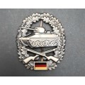 ** 1990s German: Bundeswehr Panzergrenadier Beret Badge (Pins).**