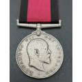 **RARE: 1906 Natal Rebellion `Bambatha` Medal w/ Ribbon (Copy Medal Roll).**