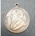 **RARE: Boer War - 1900 German Bronze `Paul Krüger` Independence Struggle Medallion. **