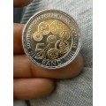 South African Reserve Bank 2021 R5 coin