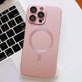Pink Magsafe Wireless Charge Phone Case For iPhone 15 Pro Max Plus
