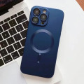 Dark Blue Magsafe Wireless Charge Phone Case For iPhone 14