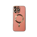 Magsafe Pink and Gold Cover For Iphone 14 Pro