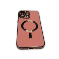 Magsafe Pink and Gold Cover For Iphone 14 Pro Max