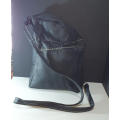 Top Grain Leather Bag, Black