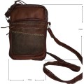 Top Grain Shoulder Bag Buffalo Leather
