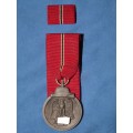 WW2 German Winter Campaign Medal - Eastern Front 1941/42 with Ribbon Bar