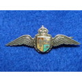 WW2 SAAF Silver Sweetheart wing (Silver marked)