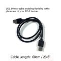 USB 3.0 Cable Male To Male 600mm (2ft)