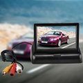 Foldable 4.3 Inch Anti-Glare Color LCD TFT Rear View Monitor Display Screen