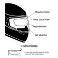 Rainproof Anti-fog Helmet Patch Motorcycle Helmet Patch Film Protective Film For Safety