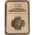 South Africa NGC 1977 50c Fifty Cent High Grade Proof