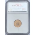 South Africa 1892 Half Pond Paul Kruger pre Boer War ZAR gold coin AU55