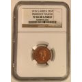 South Africa 1976 1c Cent High Grade Proof