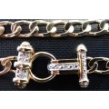 1X9CT GOLD BRACELET WITH DIAMONDS 12.7 GRAMS(VALUE R17650 WITH VALUATION CERTIFICATE)