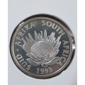 1993 BANKING SILVER PROOF PROTEA R1