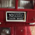 London Routemaster Bus 1956 "OUTSPAN" pre-owned unboxed (minimal to light wear, collector cond.)