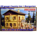 H0 gauge Country Inn + Beergarden (194x116mm) building kit, H0.1-87.HO 4/Vollmer.9233