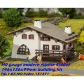 H0 gauge modern Alpine Chalet 146x126x99mm building kit #H0.1-87.HO Faller.131371