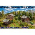 H0 gauge Complete Alpine Village 1 Chalet, Barn + Hammer-Mill building kit #H0.1-87.HO Faller.190064