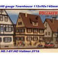 H0 gauge Townhouse 115x90x140mm building kit #H0.1-87.HO Vollmer.3716
