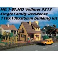H0 gauge Single Family Residence 110x100x85mm building kit #H0.1-87.HO Vollmer.9217