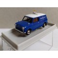 Austin Mini Van RAC Radio Rescue 1975 blue 1/87 HO gauge Brekina NEW+boxed