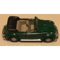 Volkswagen Beetle Cabriolet 1961 green 1/72 Schuco NEW+boxed    #7202 MWS wheels
