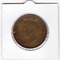 1944 Union Of South Africa - 1 Penny - 1D - In 2 x 2 Coin Flip