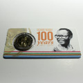 O.R. Tambo Centenary Five Rand Coin Flip Limited Edition - R5 2017 MS63-MS70 Potential
