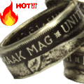 Eendrag Maak Mag - Unity Is Strength  Ladies or Men`s Coin Ring  RSA - 12 or 1 Cent