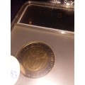 O.R. Tambo Centenary Five Rand (R5) Coin - SANGS Graded MS62 - 2017