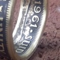 Coin Ring 1c 1961 Unity Is Strength / Eendrag Maak Mag